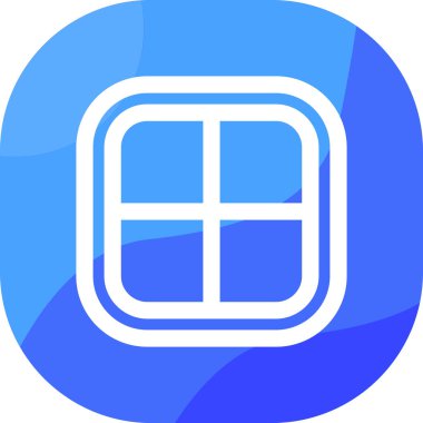 Pencere simgesi dış hat biçiminde