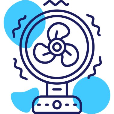 Klima simgesi, modern basit illüstrasyon