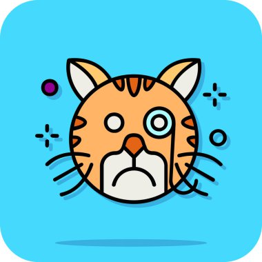 kedi yüz ifadesi simgesi