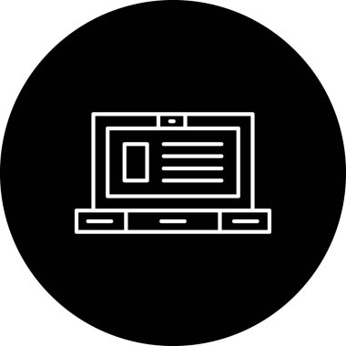 seo modern simgesinin vektör illüstrasyonu