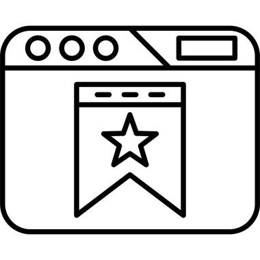 Ağ simgesi. vektör illüstrasyonu