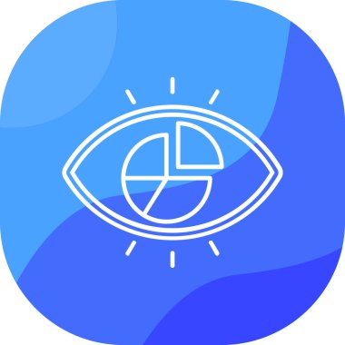 Göz simgesi, vektör illüstrasyonu