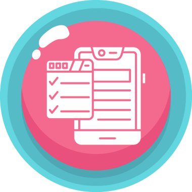 Pano. Web simgesi basit illüstrasyon