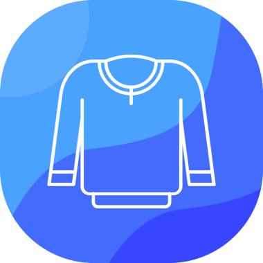 Kıyafetler. Web simgesi basit illüstrasyon