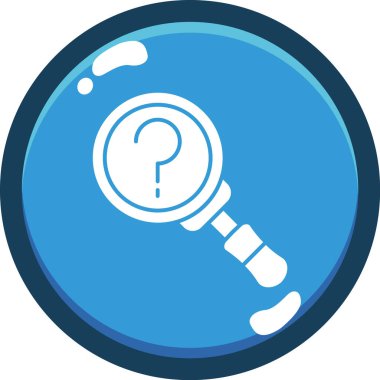 Soru işareti. Basit tasarım