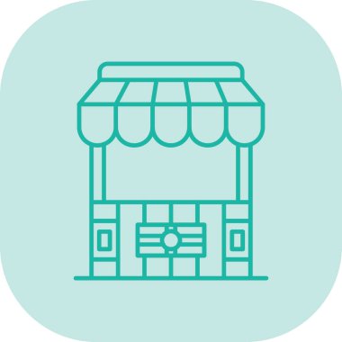 dükkan vektörü simgesi modern simge tasarımı illüstrasyonu