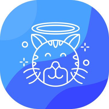 Hayvan. Web simgesi basit illüstrasyon