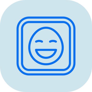 vektör yüzlü emoji ico vektör çizimi