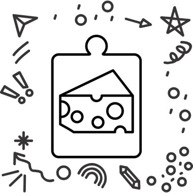 ev konumu haritası simgesi ana hat biçiminde