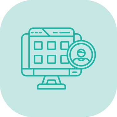 Kamera. Web simgesi basit illüstrasyon