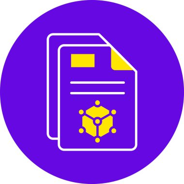 Dosya. Web simgesi basit illüstrasyon