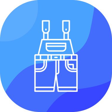 Sırt çantası. Web simgesi basit illüstrasyon