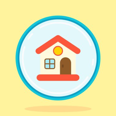 Düz gölgeli düz simge inşa et, 10 EUR