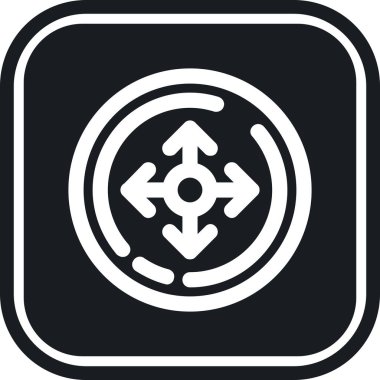 Moda biçimi izole edilmiş arkaplanda hedef simge