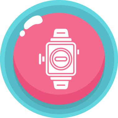 İzle. Web simgesi basit illüstrasyon