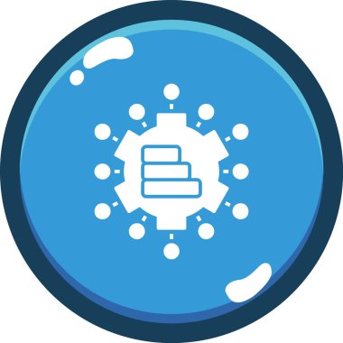 Seo simgesinin vektör illüstrasyonu