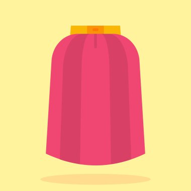 Saplı pembe bir kavanoz. vektör illüstrasyonu