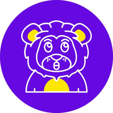 Ayı. Web simgesi basit illüstrasyon