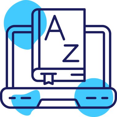 Bilgisayar. Web simgesi basit illüstrasyon