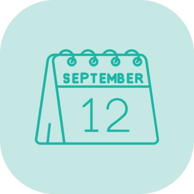 Takvim simgesi tasarımı, vektör illüstrasyonu