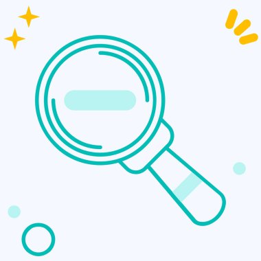 Ara. Web simgesi basit illüstrasyon