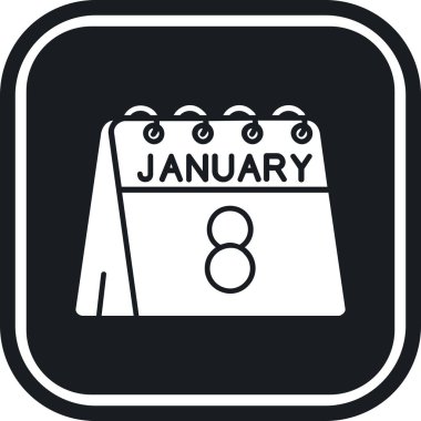 Takvim vektör simgesi, basit simge biçimi