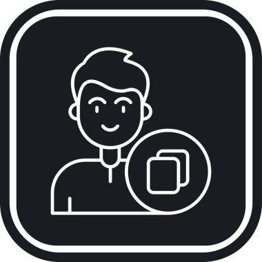 Kahve fincanı simgesinin vektör çizimi