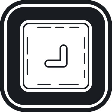 Modern b 'nin vektör illüstrasyonu eksik simgesi