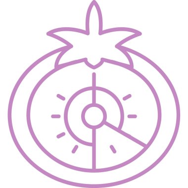 Pusula simgesinin vektör illüstrasyonu