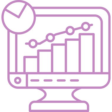 Çizelge. Web simgesi basit illüstrasyon