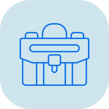 Çanta. Web simgesi basit illüstrasyon