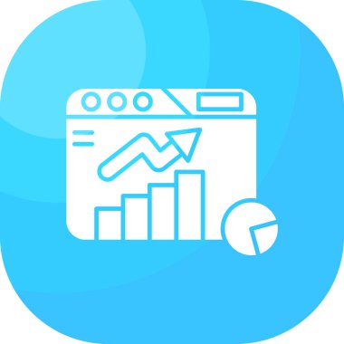 seo modern simgesinin vektör illüstrasyonu