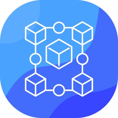 Veri. Web simgesi basit illüstrasyon