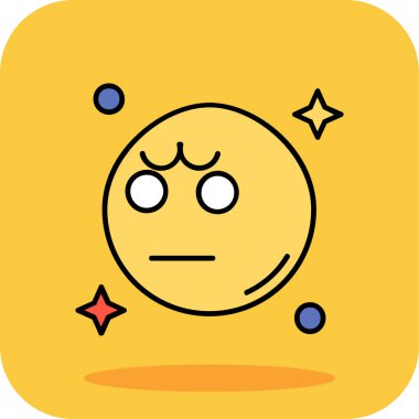 emoji. Web simgesi basit illüstrasyon