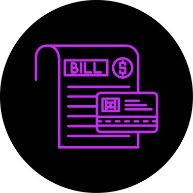 Bill simgesi, vektör çizimi