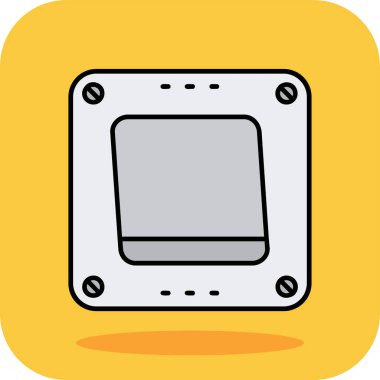 Web arayüzü simgesi, vektör illüstrasyonu