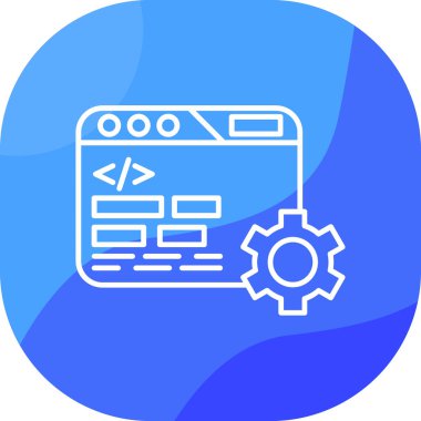 seo modern simgesinin vektör illüstrasyonu