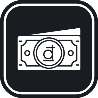 Para için. Web simgesi basit illüstrasyon