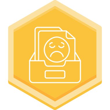 veri depolama vektörü simgesi