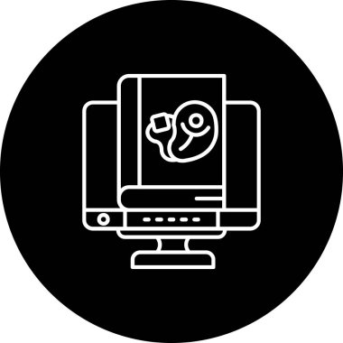 aşçı kitap simgesi işareti vektör Illustration 