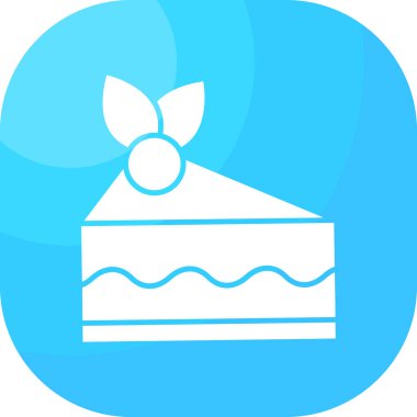 Doğum günü pastası. Basit resimleme