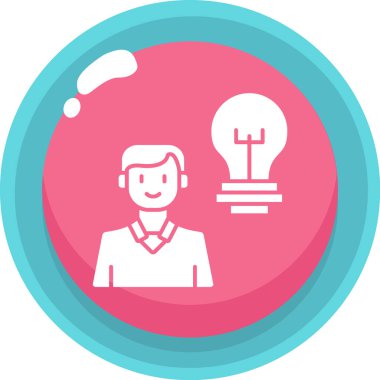 İş fikri vektör simgesi