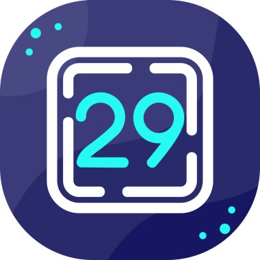 Takvim simgesi vektör illüstrasyonu