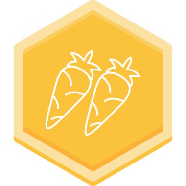 Gıda simgesinin vektör illüstrasyonu