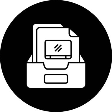 Seo simgesinin vektör illüstrasyonu