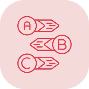 Modern b 'nin vektör illüstrasyonu eksik simgesi