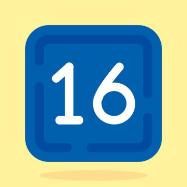 Takvim simgesi vektör illüstrasyonu