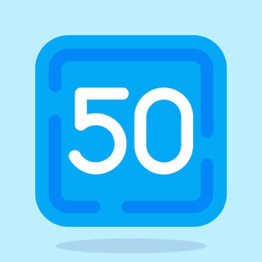 5 sayı işareti simgesi