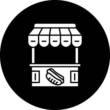 Gıda simgesinin vektör illüstrasyonu