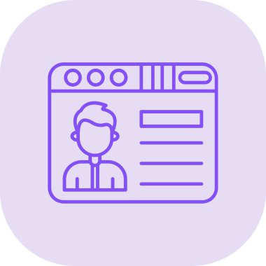 Web simgesi vektör illüstrasyonu